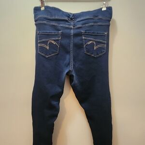 Rue 21 Dark Blue Women's High Waist Jeggings with Back Pocket Stitching